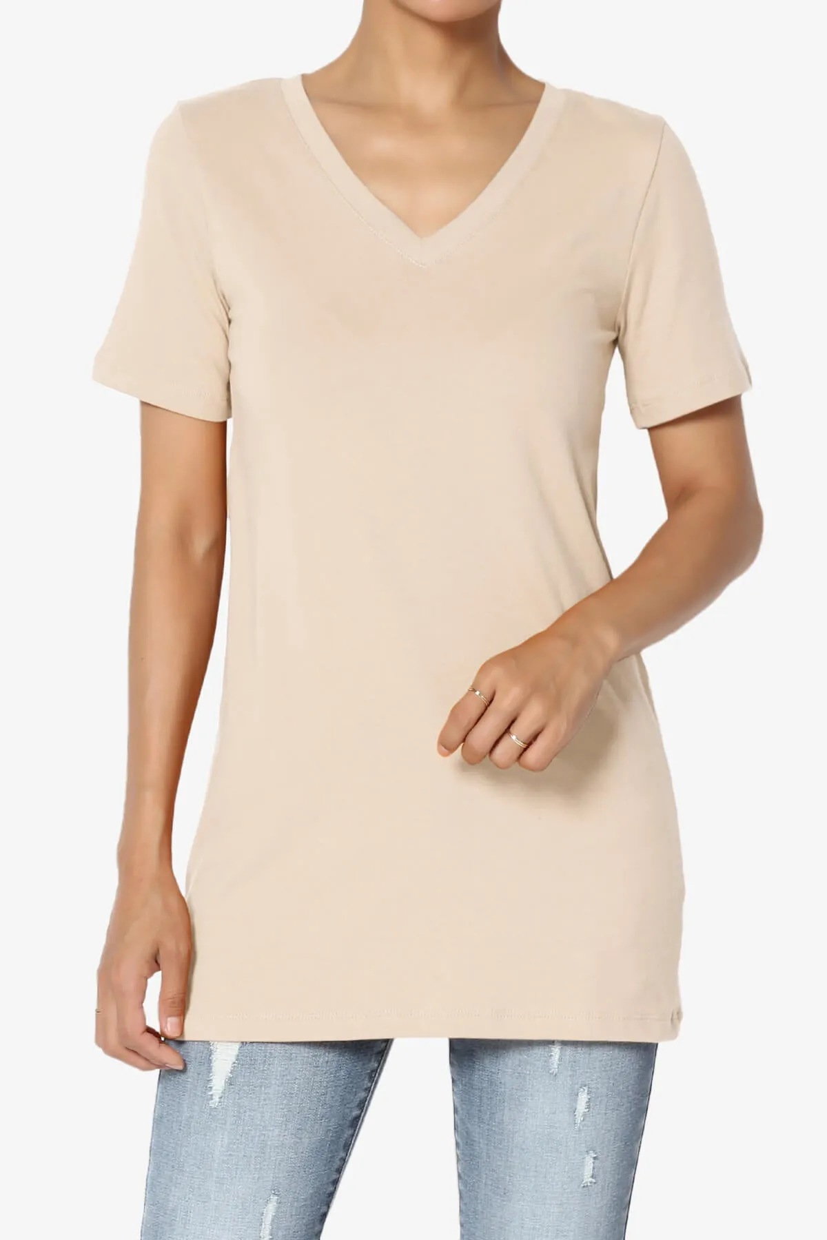 Elora V-Neck Short Sleeve T-Shirt MORE COLORS