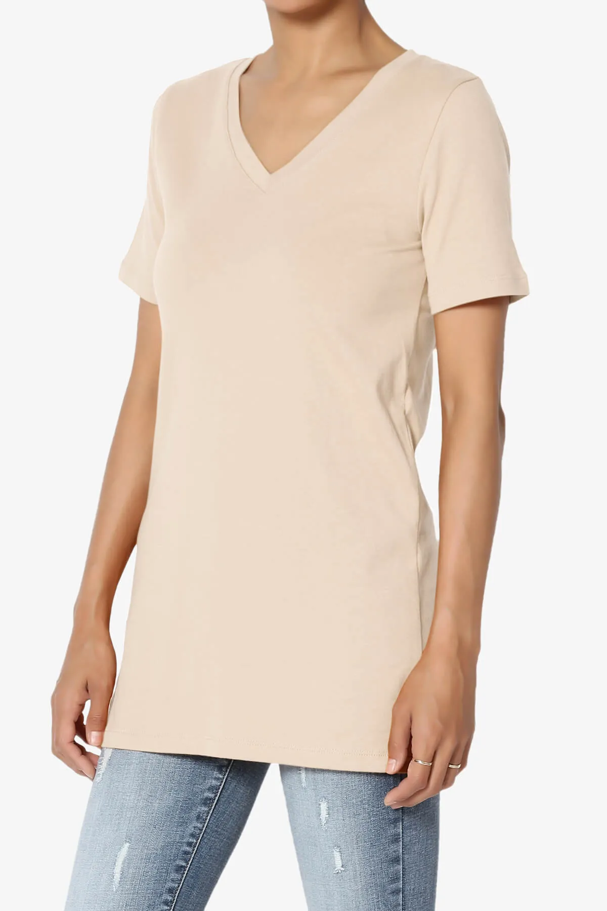 Elora V-Neck Short Sleeve T-Shirt MORE COLORS