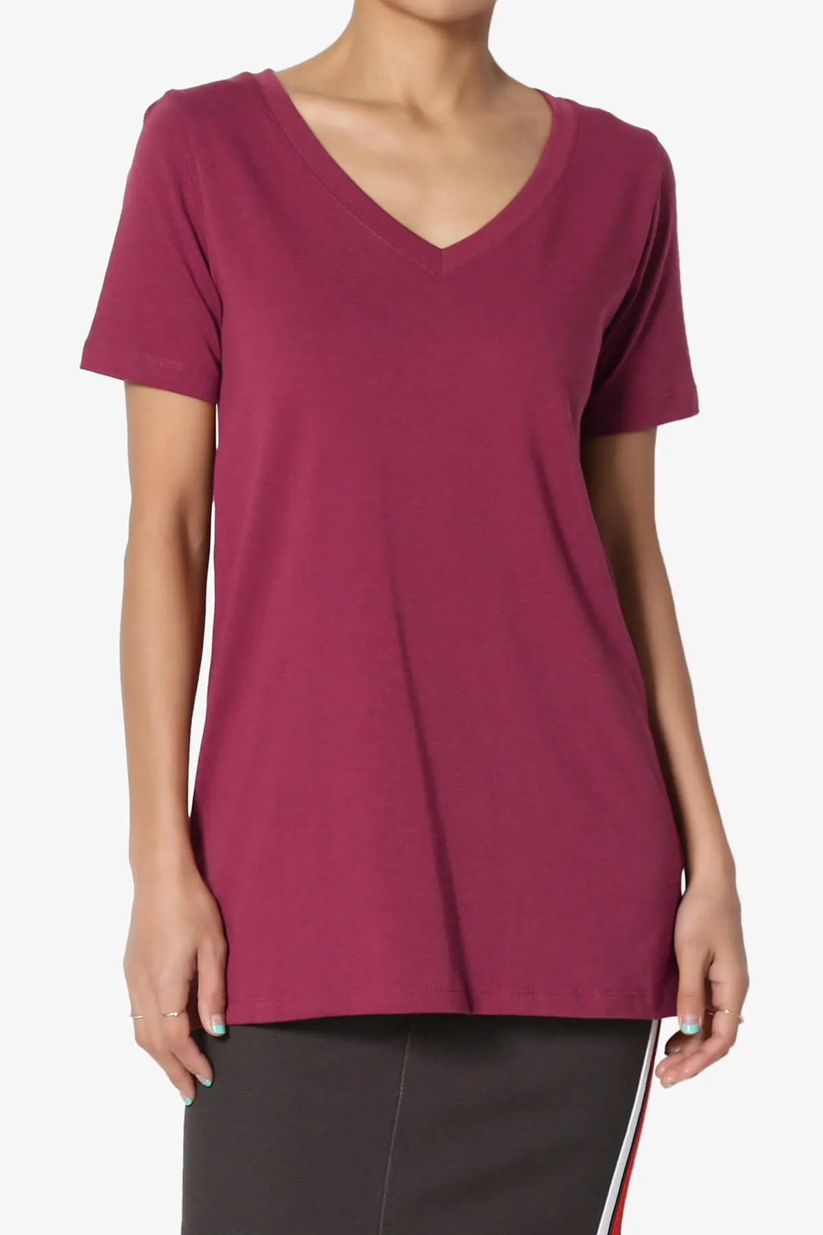 Elora V-Neck Short Sleeve T-Shirt MORE COLORS