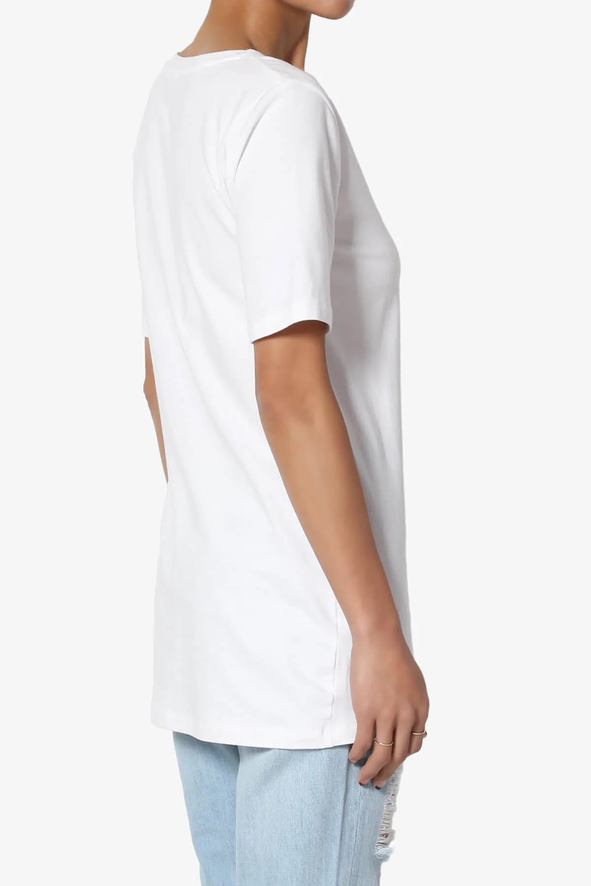 Elora V-Neck Short Sleeve T-Shirt MORE COLORS