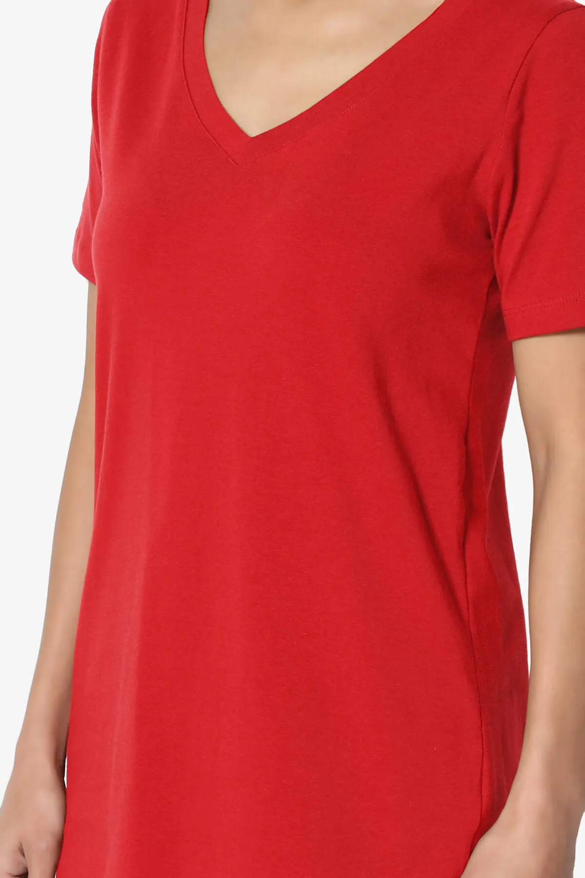 Elora V-Neck Short Sleeve T-Shirt MORE COLORS