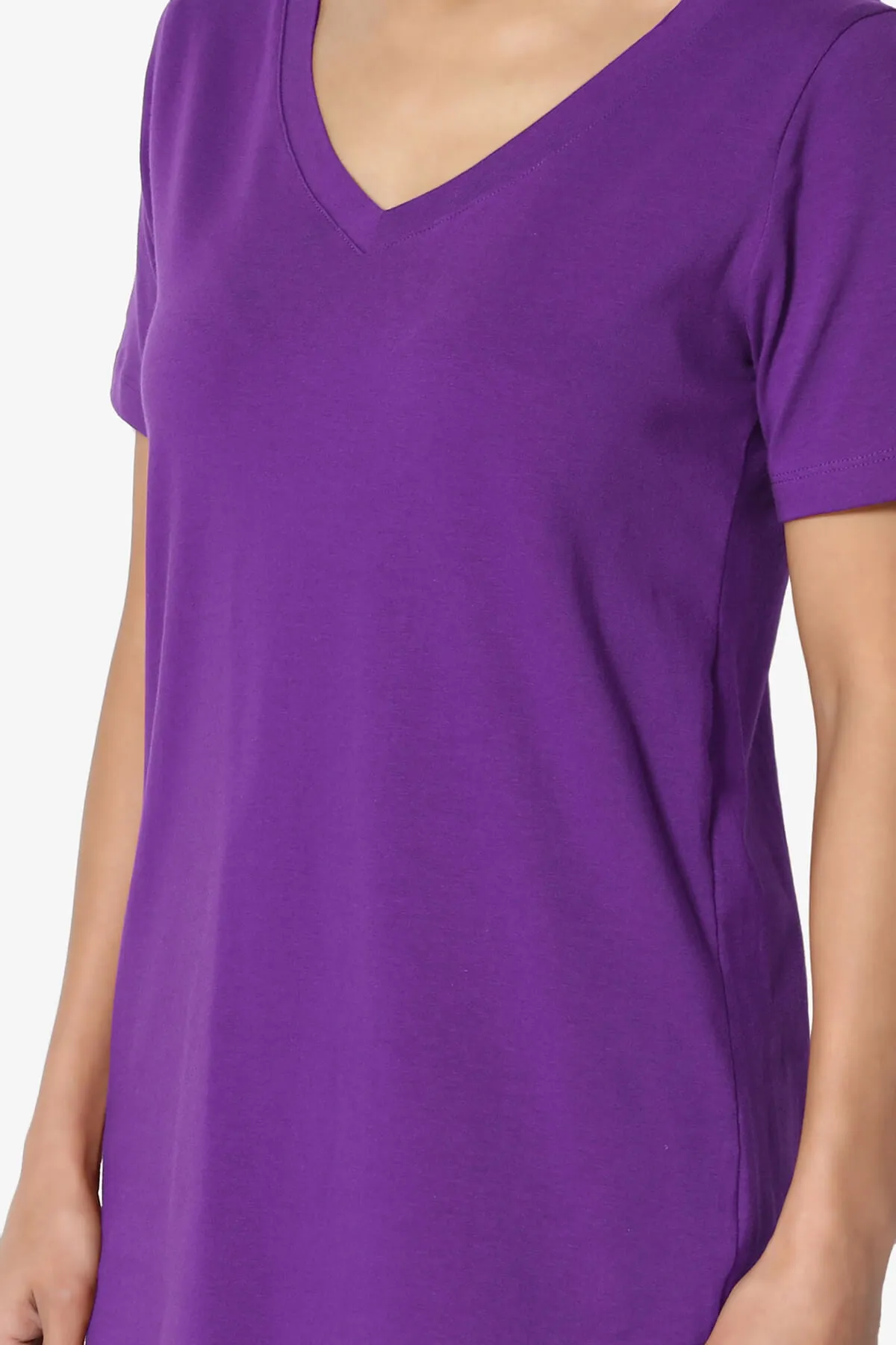 Elora V-Neck Short Sleeve T-Shirt MORE COLORS