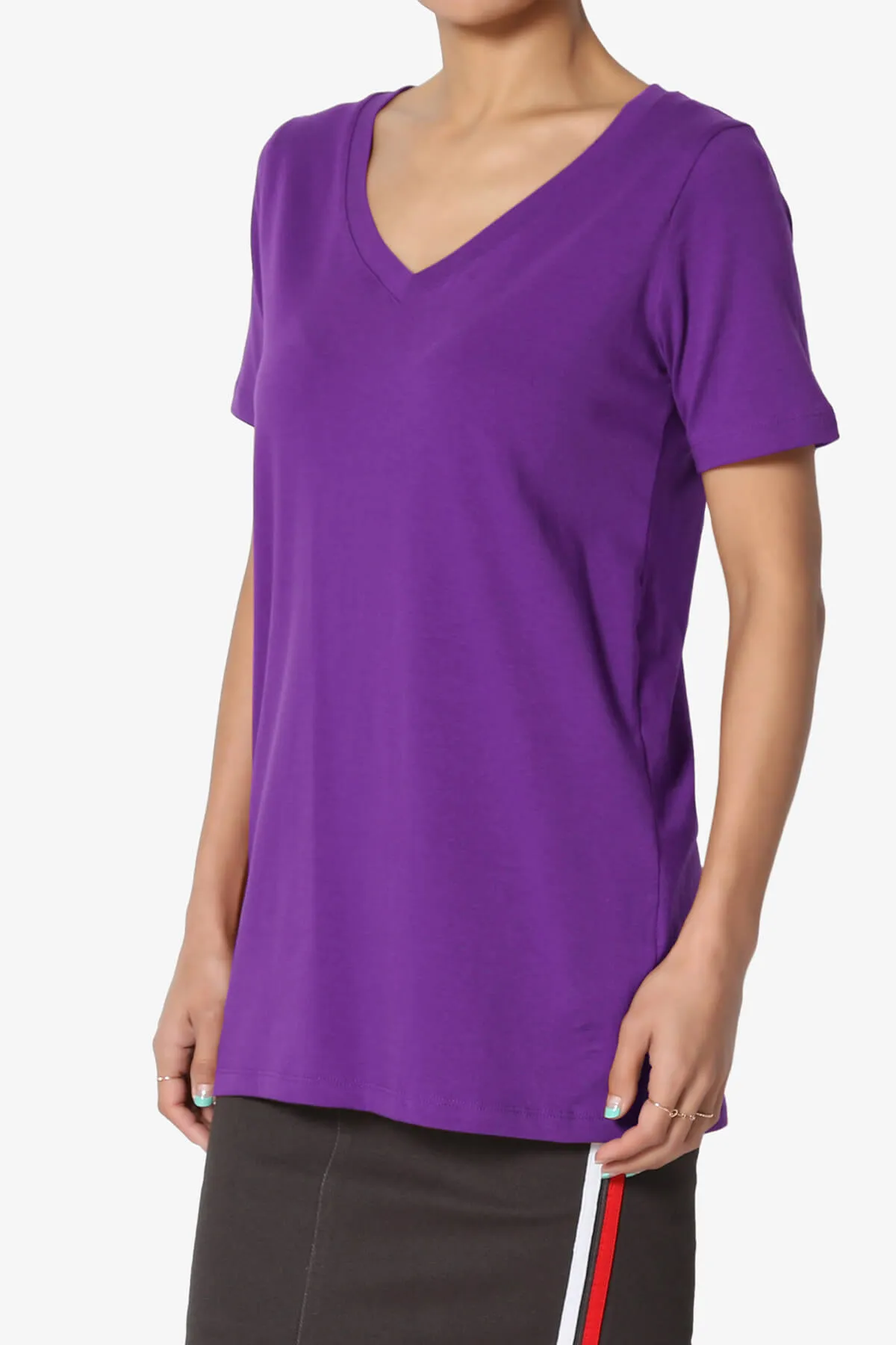 Elora V-Neck Short Sleeve T-Shirt MORE COLORS