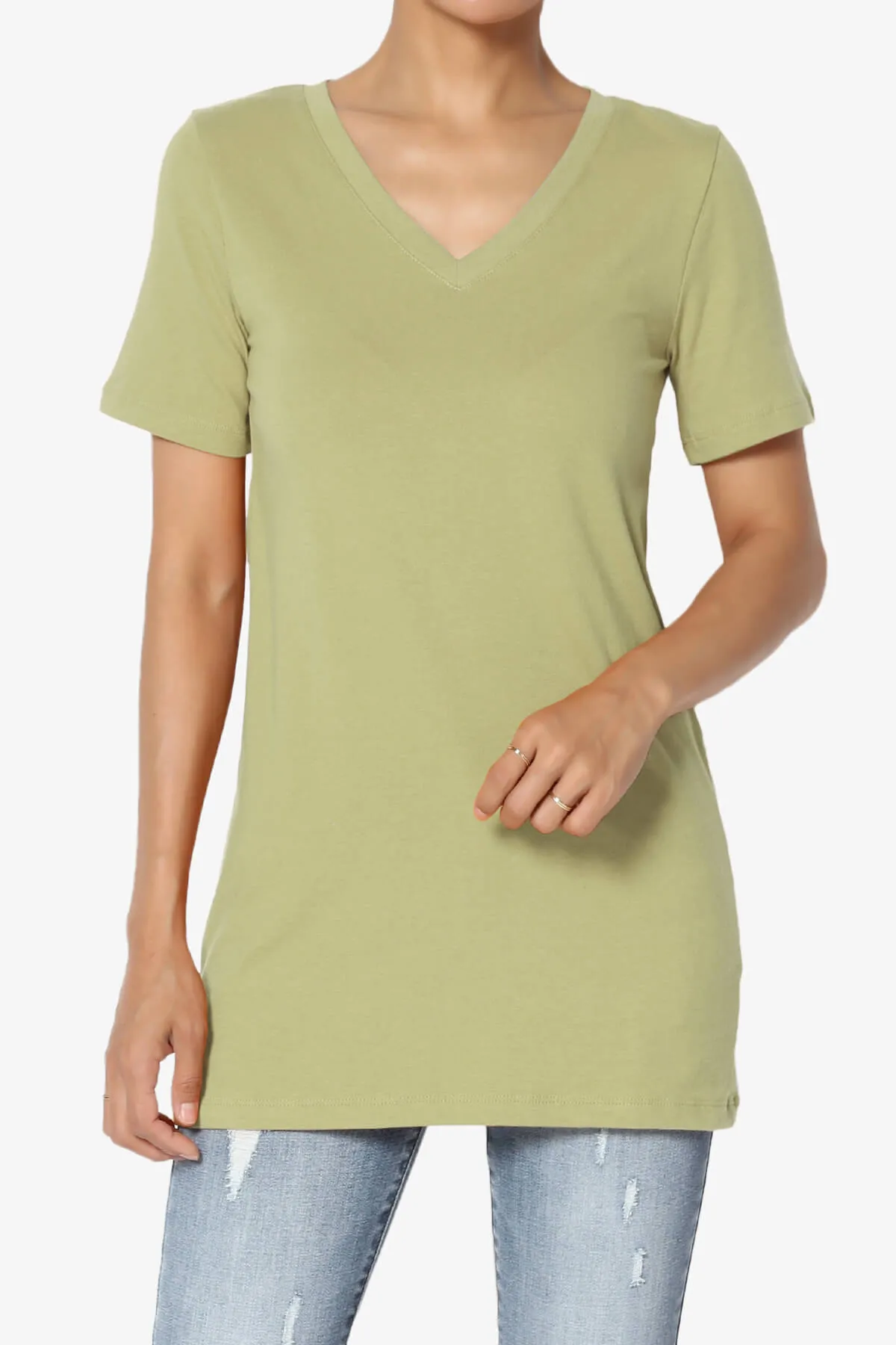 Elora V-Neck Short Sleeve T-Shirt MORE COLORS