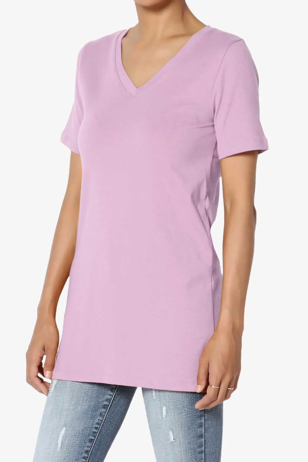 Elora V-Neck Short Sleeve T-Shirt MORE COLORS