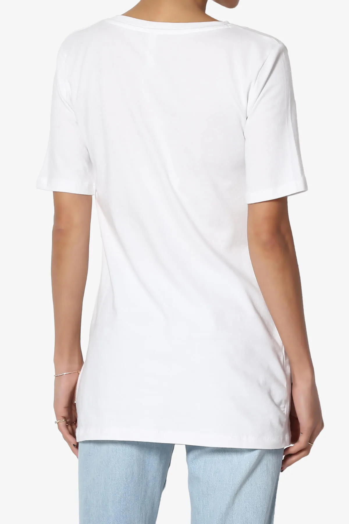 Elora V-Neck Short Sleeve T-Shirt MORE COLORS