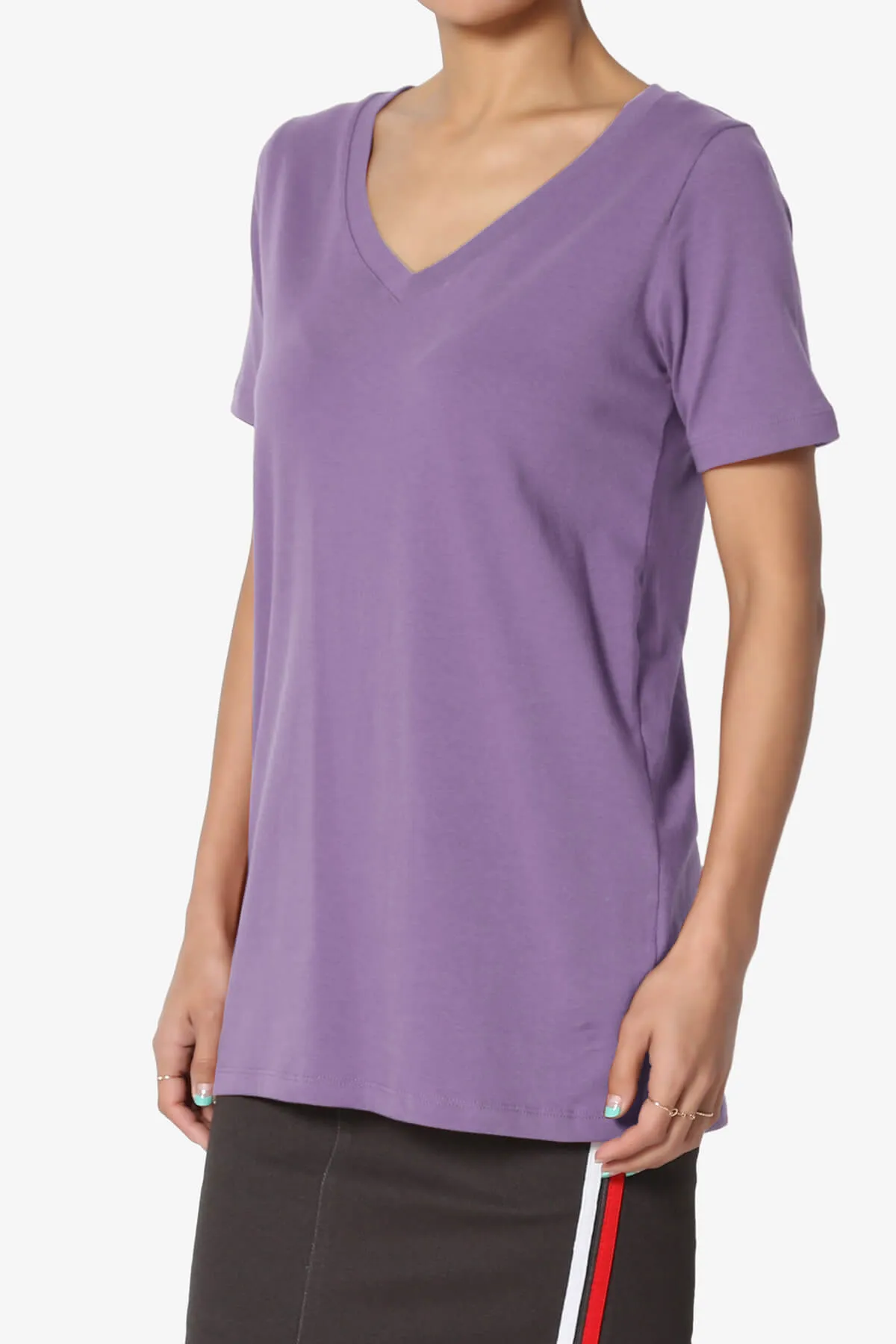 Elora V-Neck Short Sleeve T-Shirt MORE COLORS