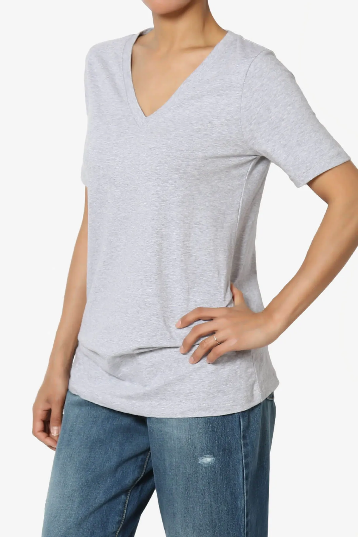 Elora V-Neck Short Sleeve T-Shirt MORE COLORS