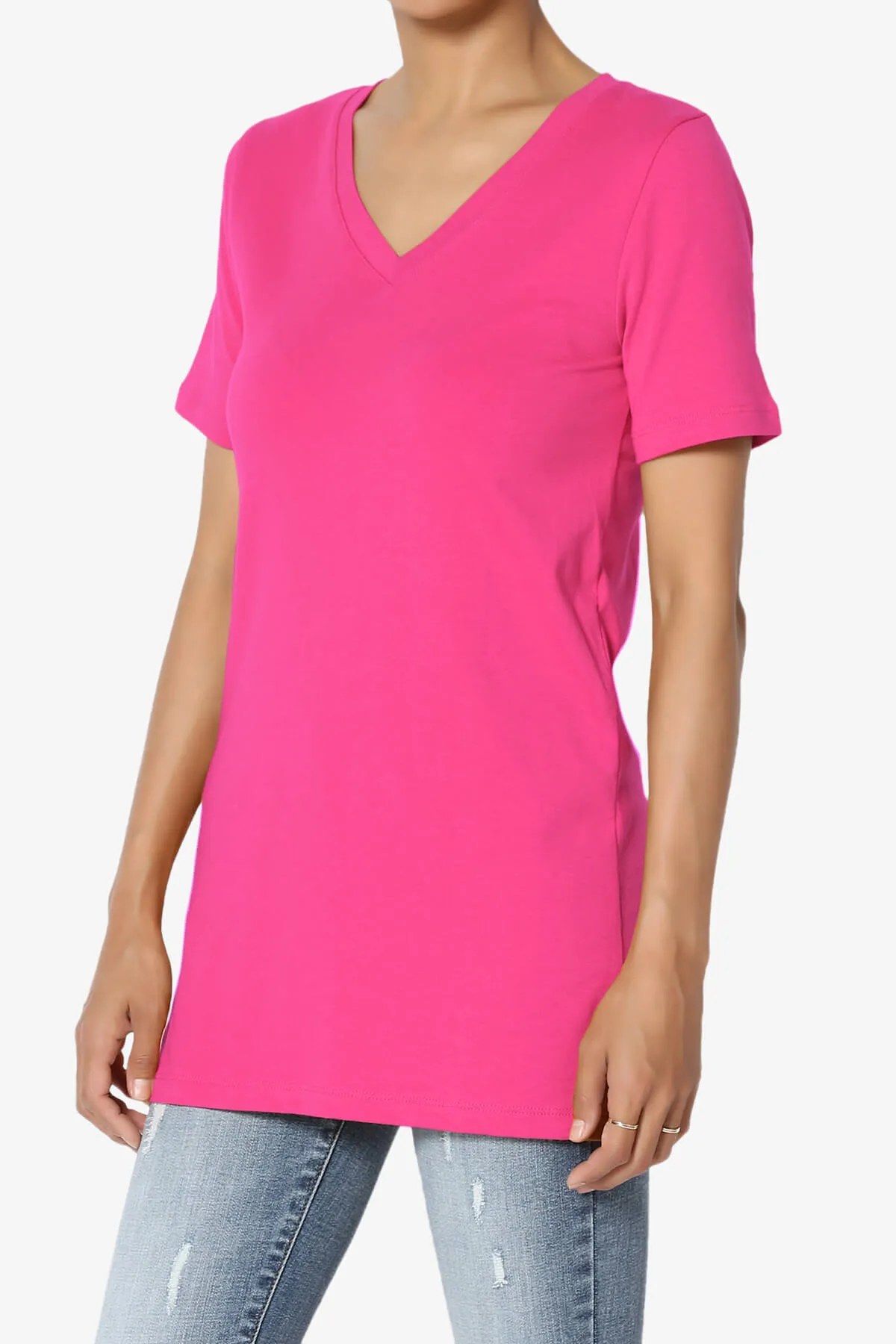 Elora V-Neck Short Sleeve T-Shirt MORE COLORS