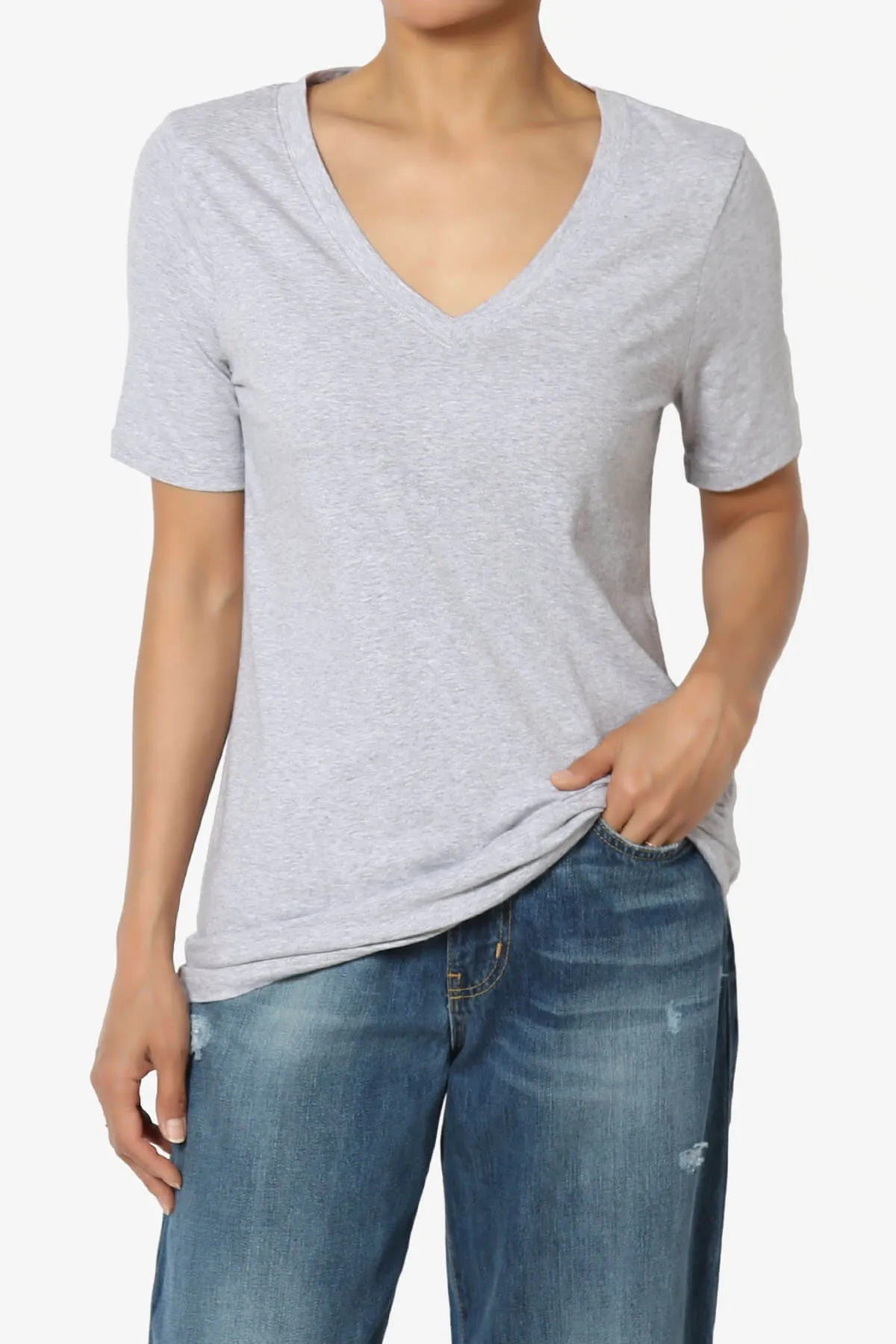 Elora V-Neck Short Sleeve T-Shirt MORE COLORS