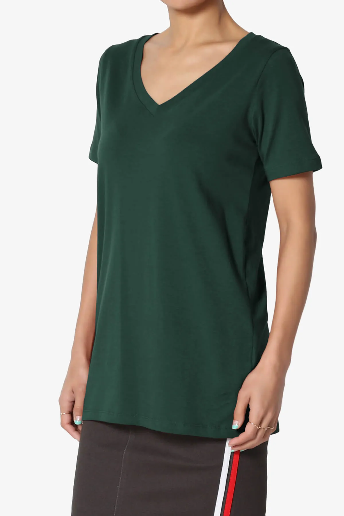 Elora V-Neck Short Sleeve T-Shirt MORE COLORS