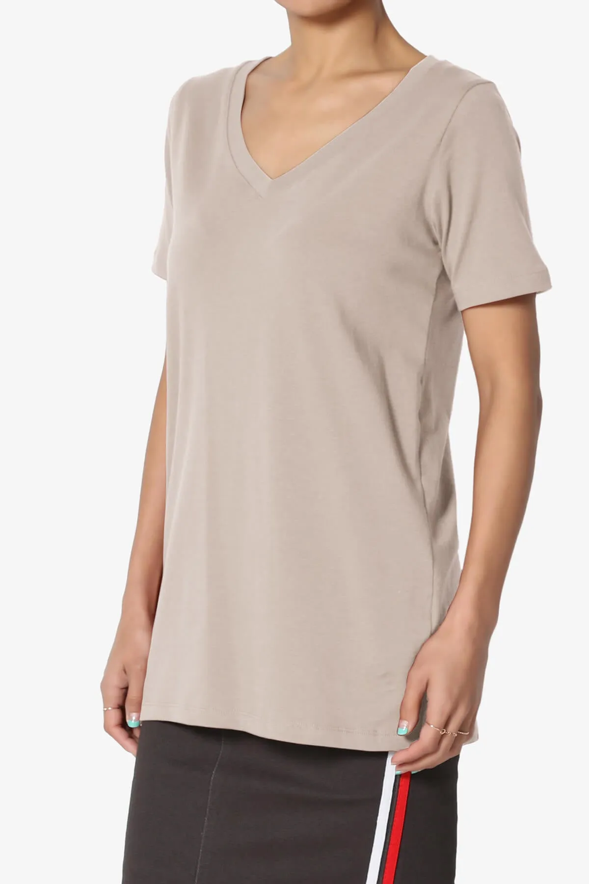 Elora V-Neck Short Sleeve T-Shirt MORE COLORS