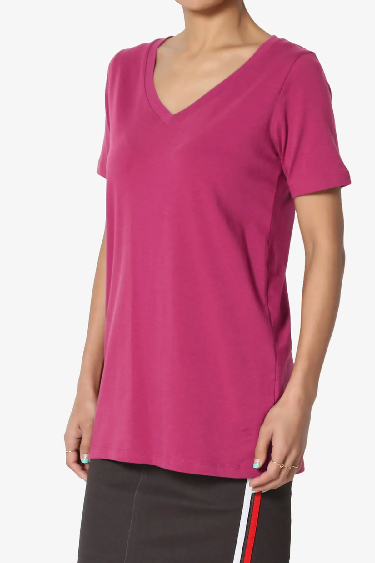 Elora V-Neck Short Sleeve T-Shirt MORE COLORS