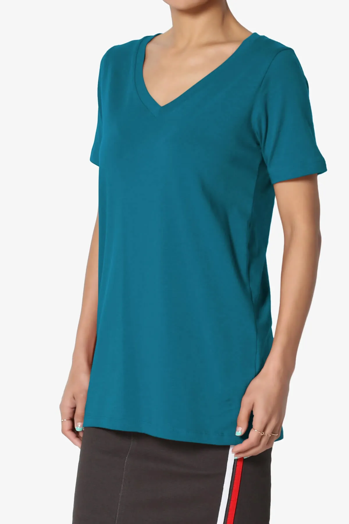 Elora V-Neck Short Sleeve T-Shirt MORE COLORS