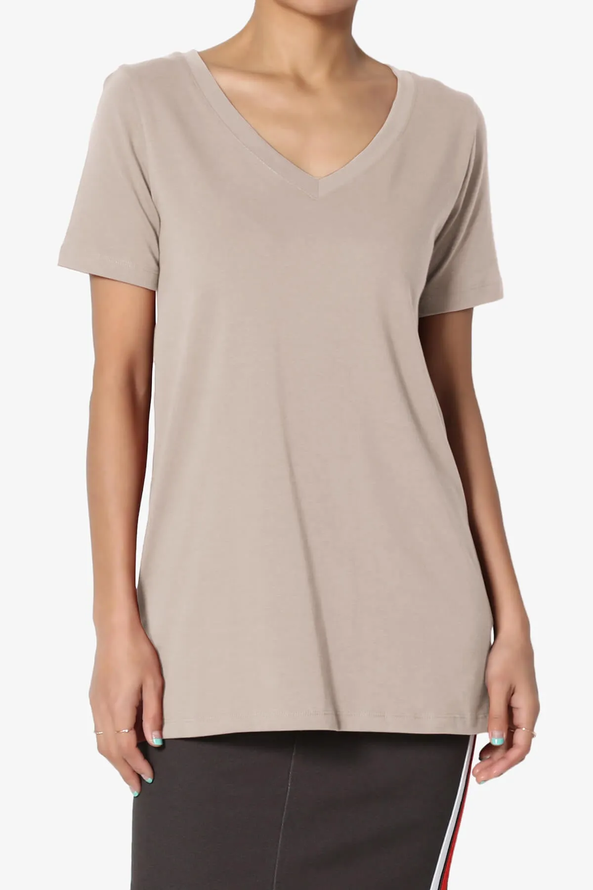 Elora V-Neck Short Sleeve T-Shirt MORE COLORS