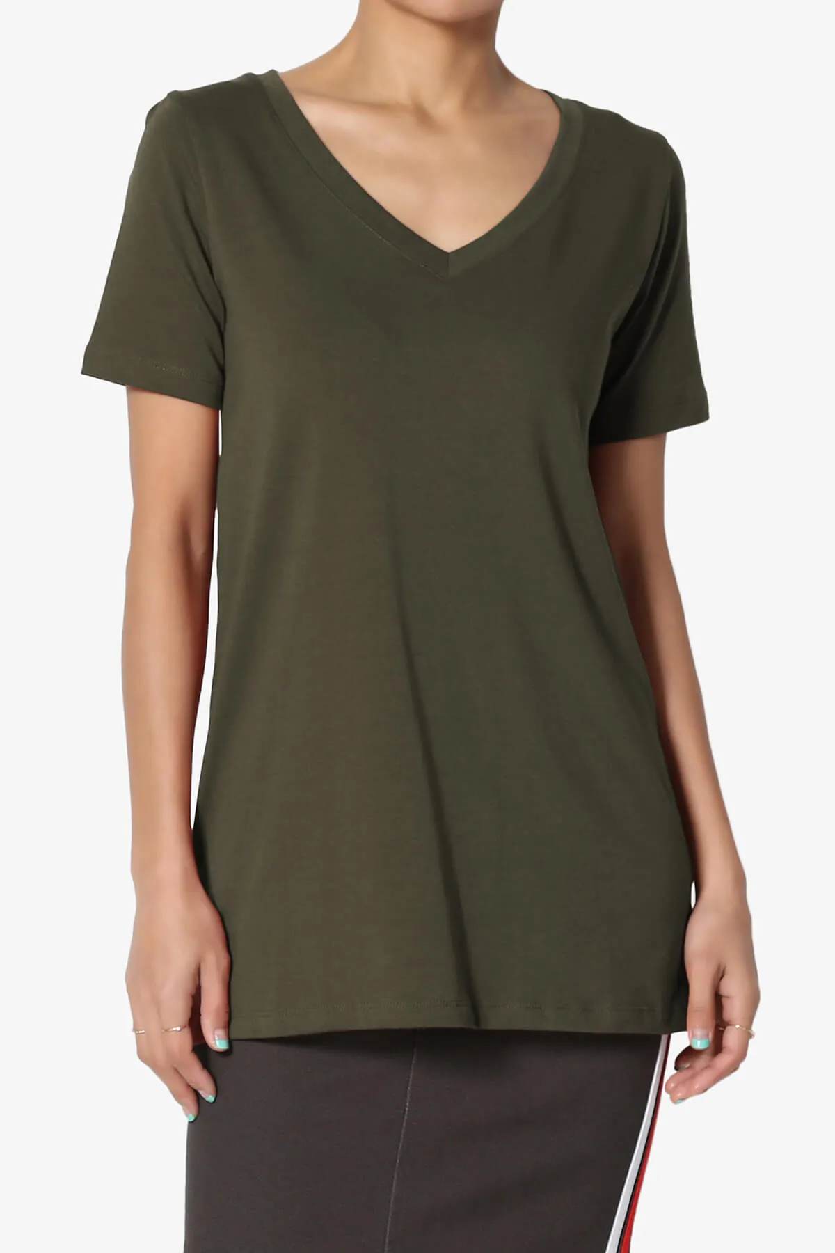 Elora V-Neck Short Sleeve T-Shirt MORE COLORS