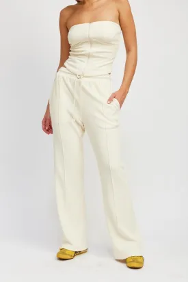 Emory Park HIGH WAIST PANTS WITH DRAWSTRING