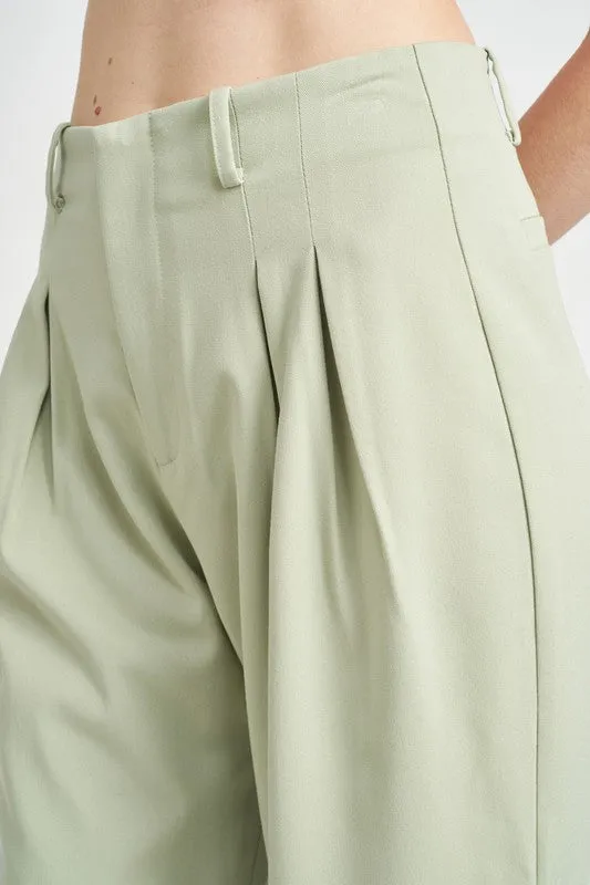 Emory Park HIGH WAIST PLEATED PANTS