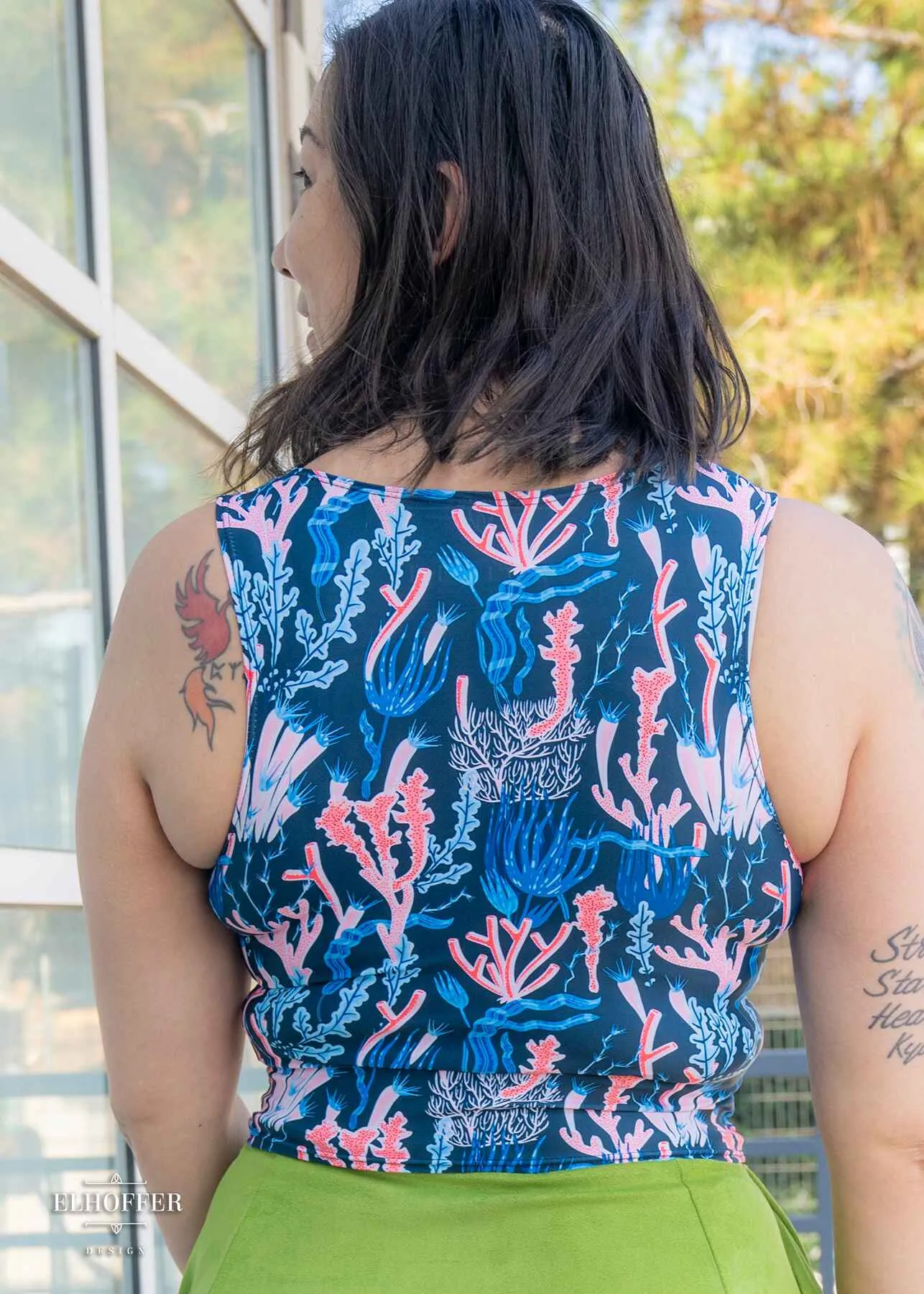 Essential Buffy Crop Top - Barrier Reef