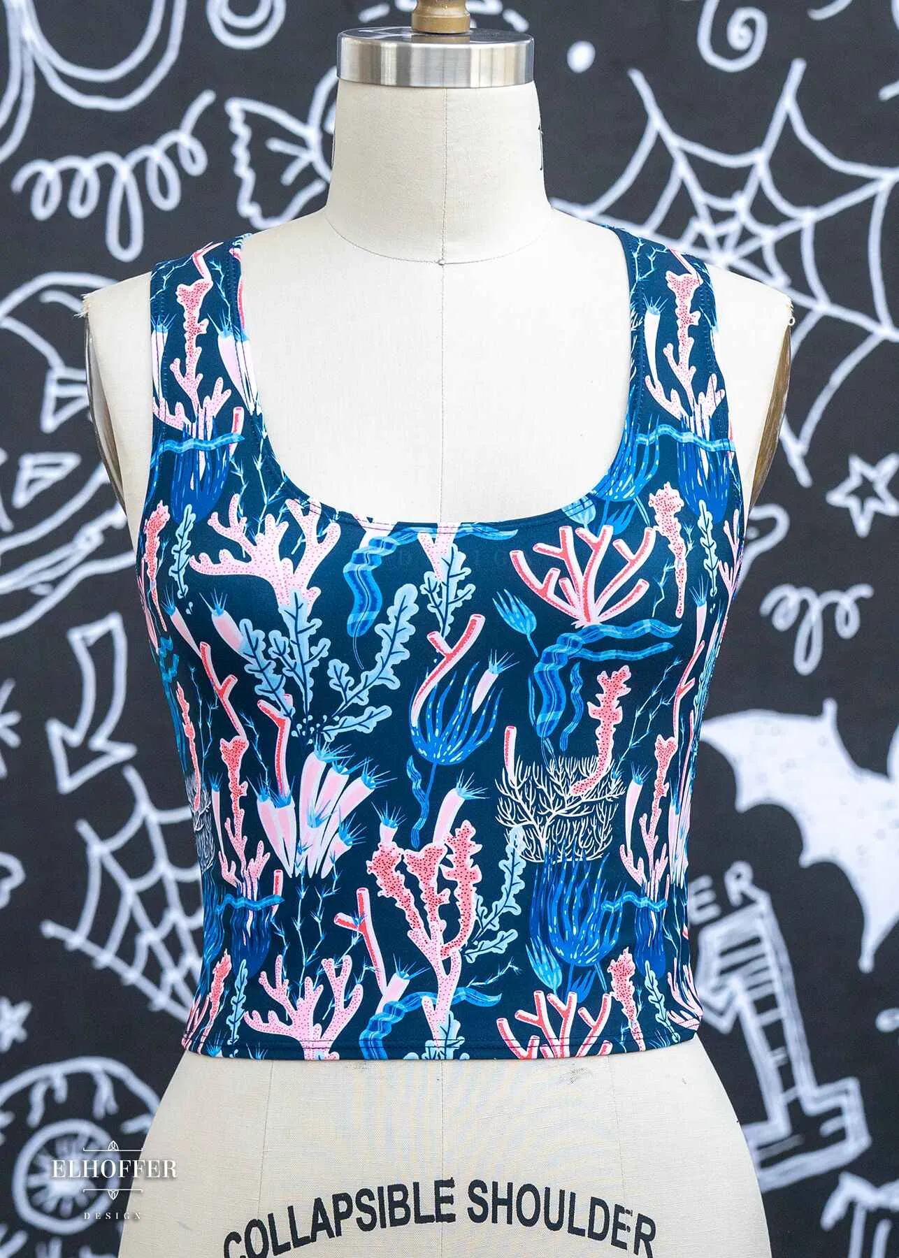 Essential Buffy Crop Top - Barrier Reef