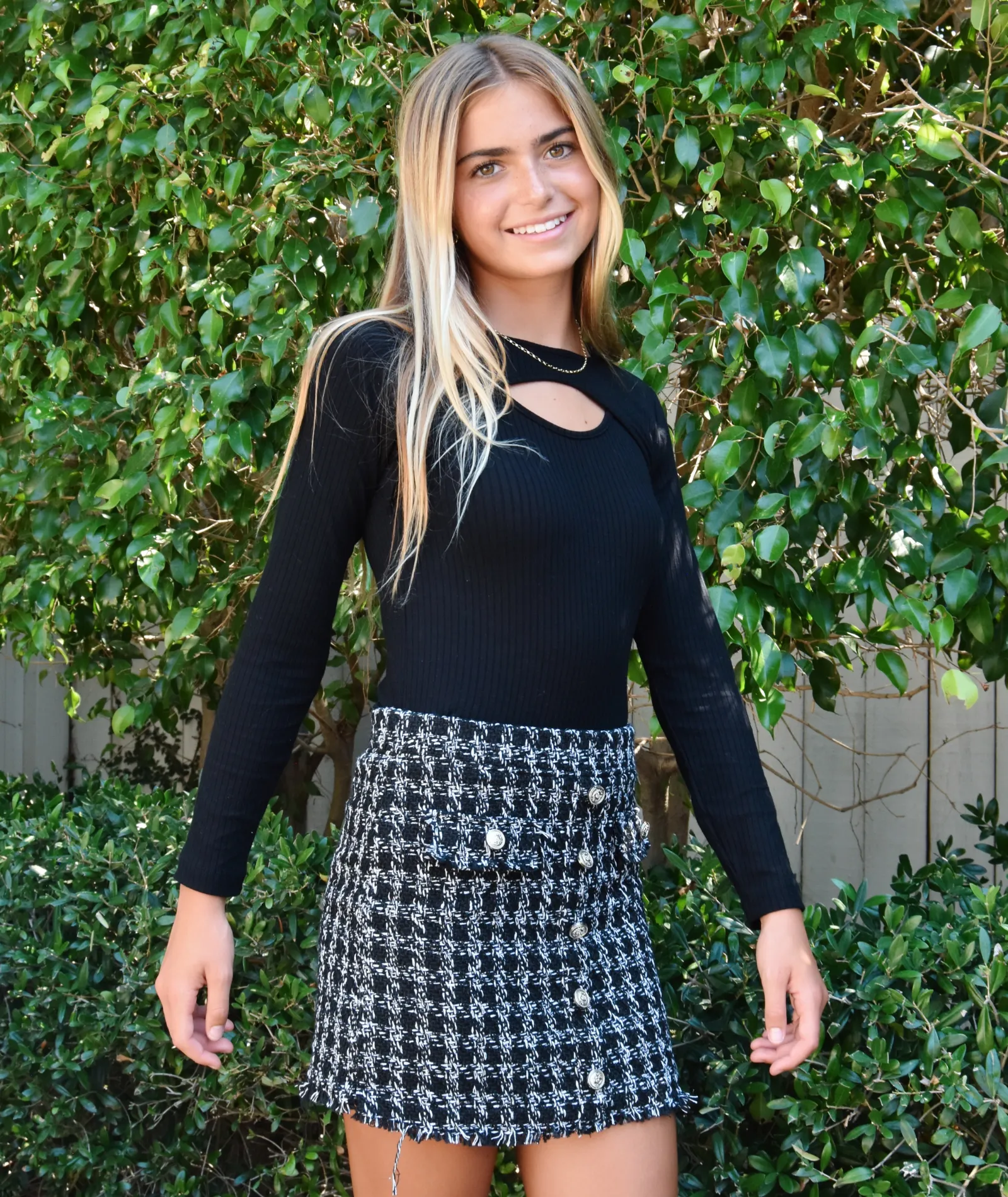 FBZ Girls Tweed Skirt