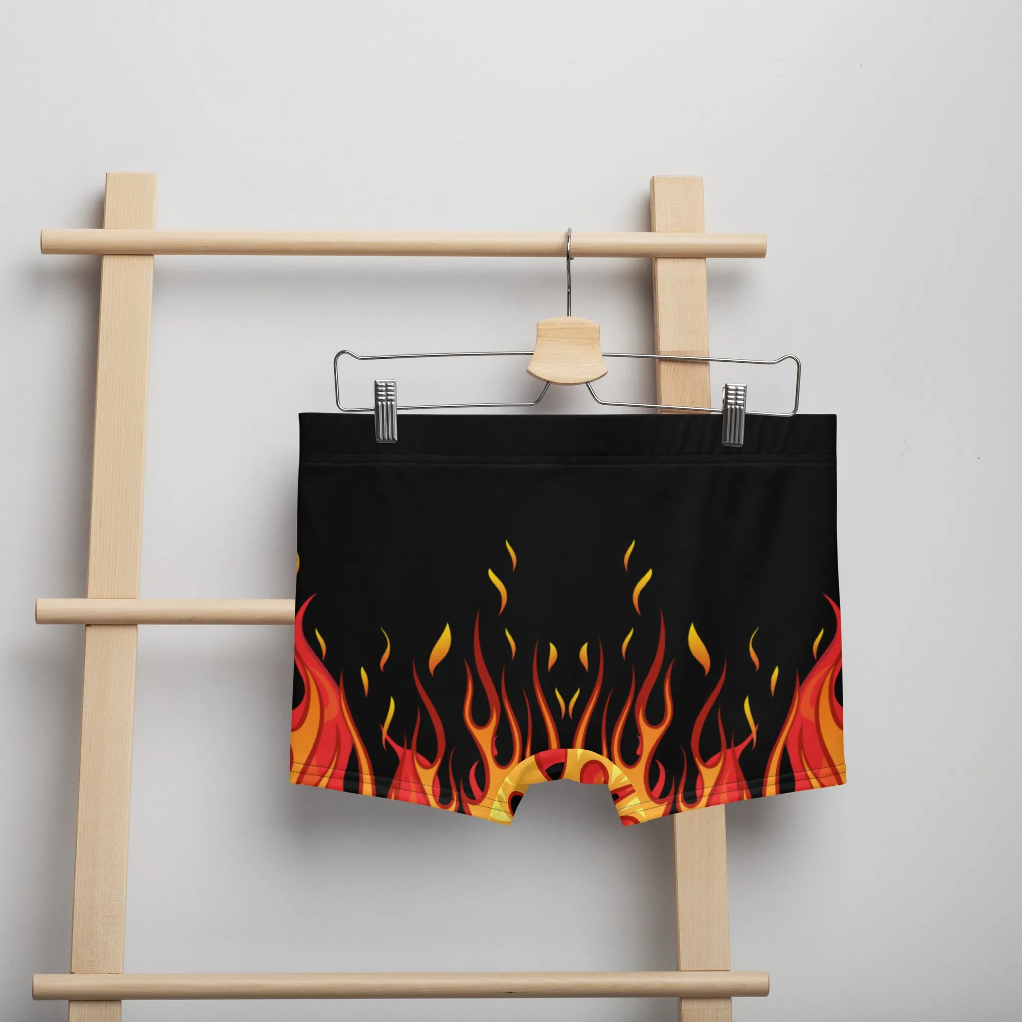 Flame men’s black boxer briefs