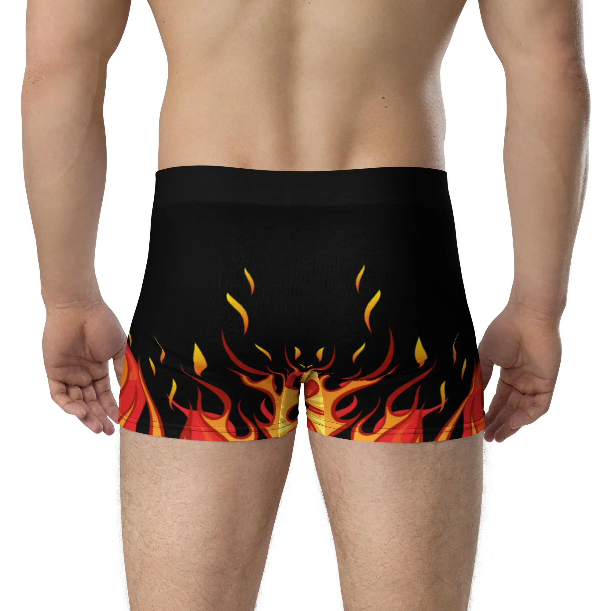 Flame men’s black boxer briefs