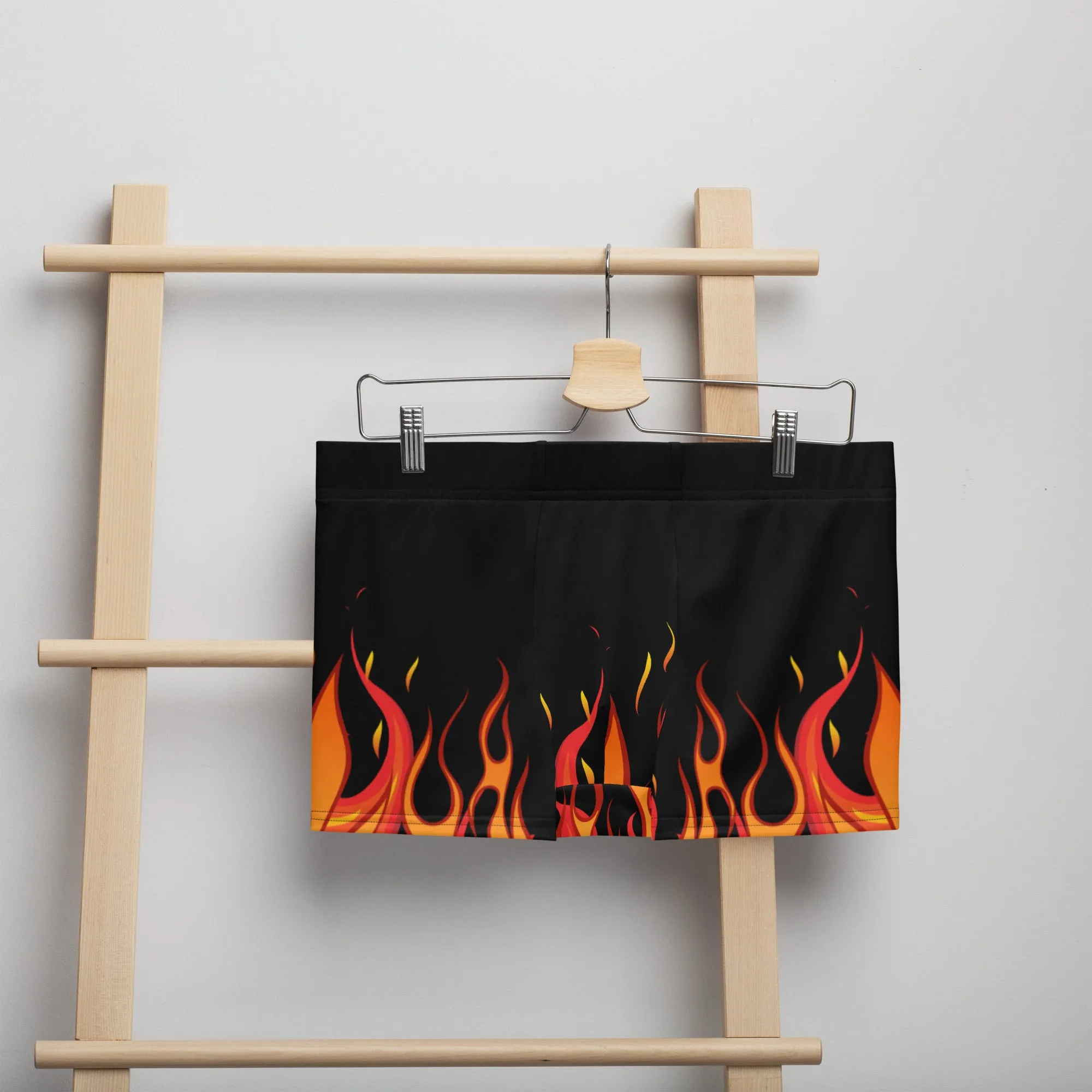 Flame men’s black boxer briefs