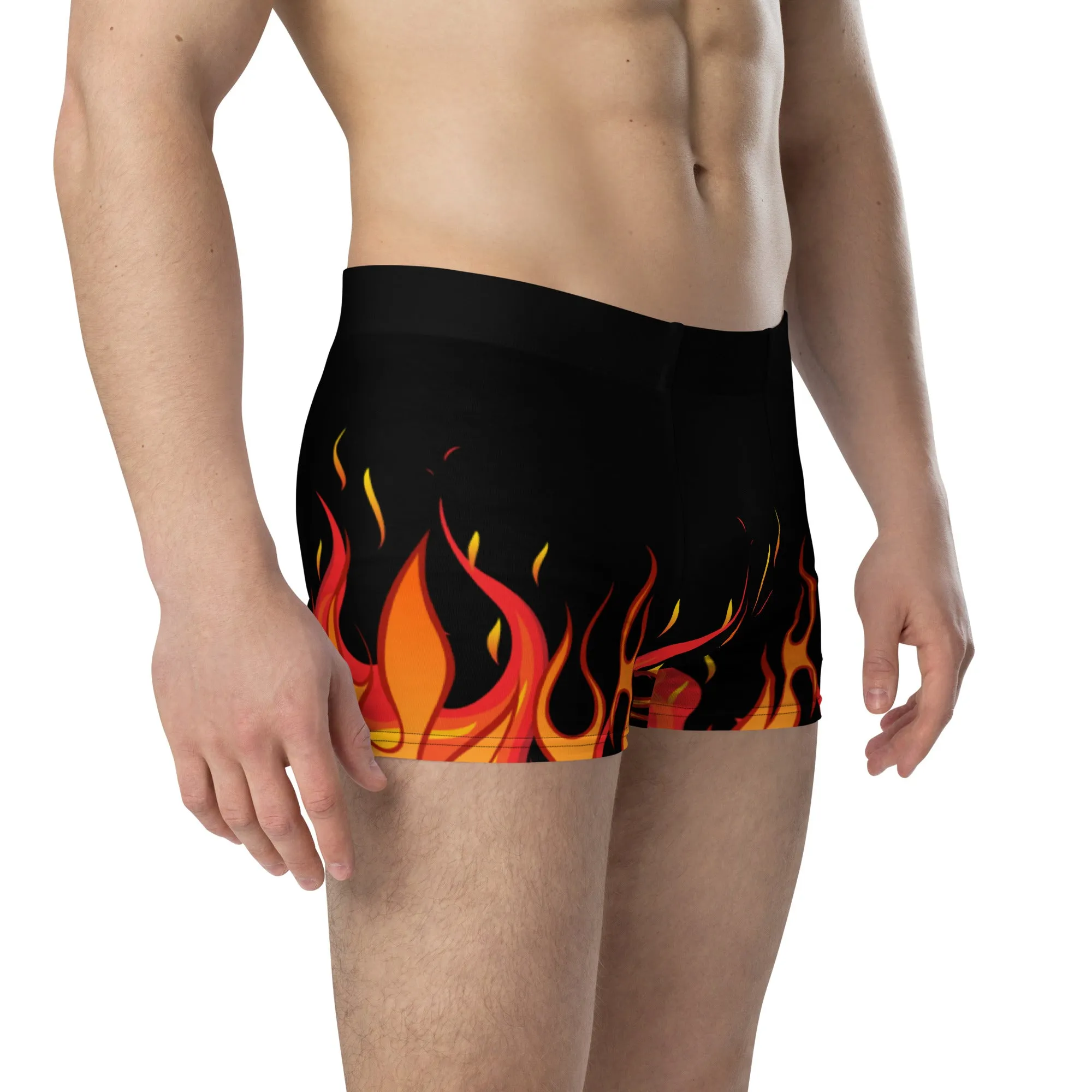 Flame men’s black boxer briefs