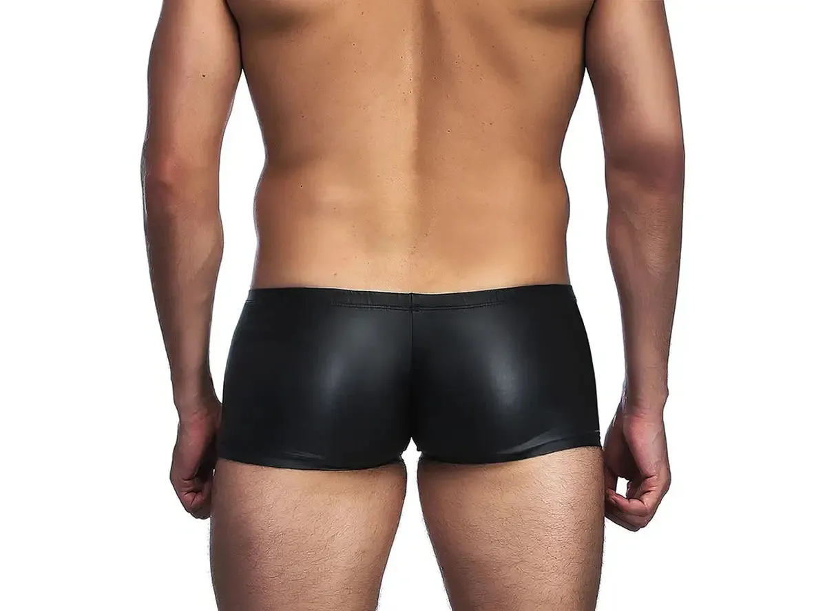 Gay Boxer Briefs | Clubwear Faux Leather Boxer Briefs