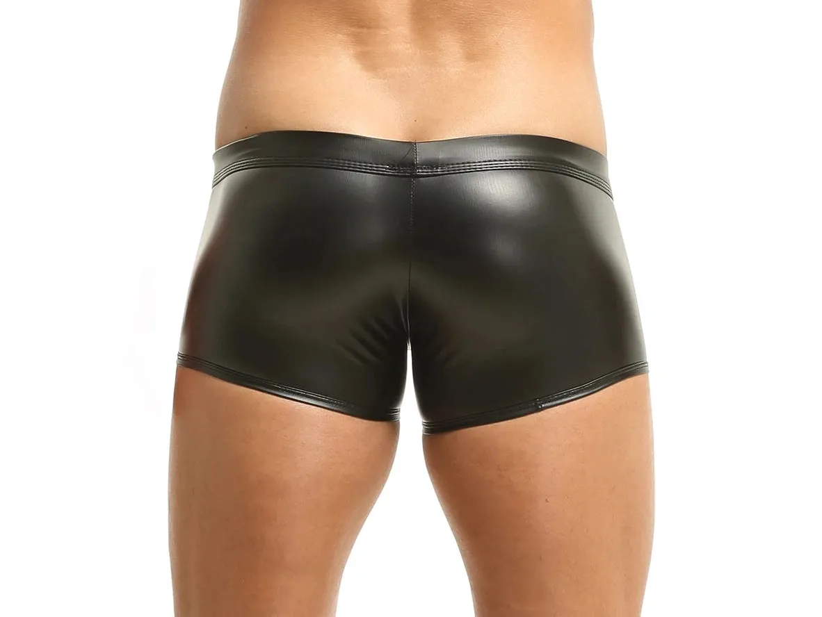 Gay Boxer Briefs | Sexy Faux Leather Boxer Briefs