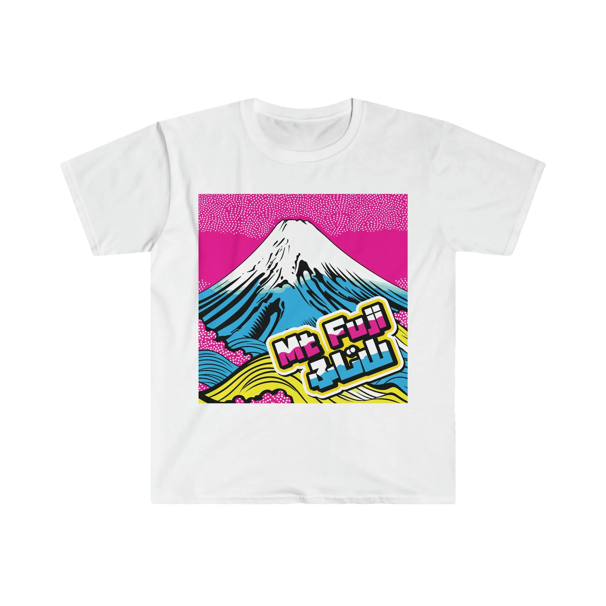 Get Noticed with Mt Fuji Pop Art Men's T-Shirts - Stand Out in Style 002