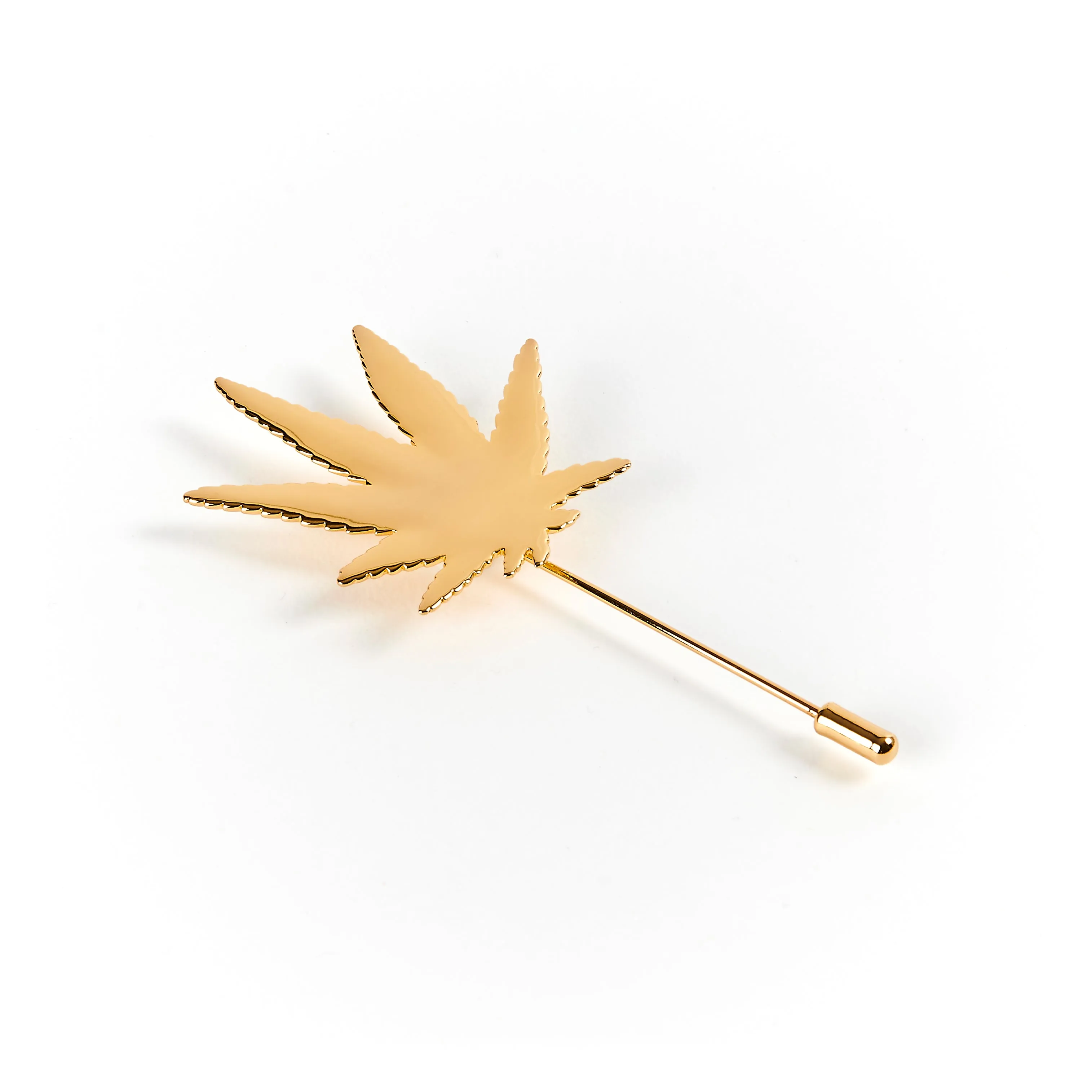 HER.B LEAF BROOCH/PIN