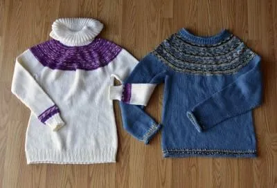 Hers and His Yoke Sweaters