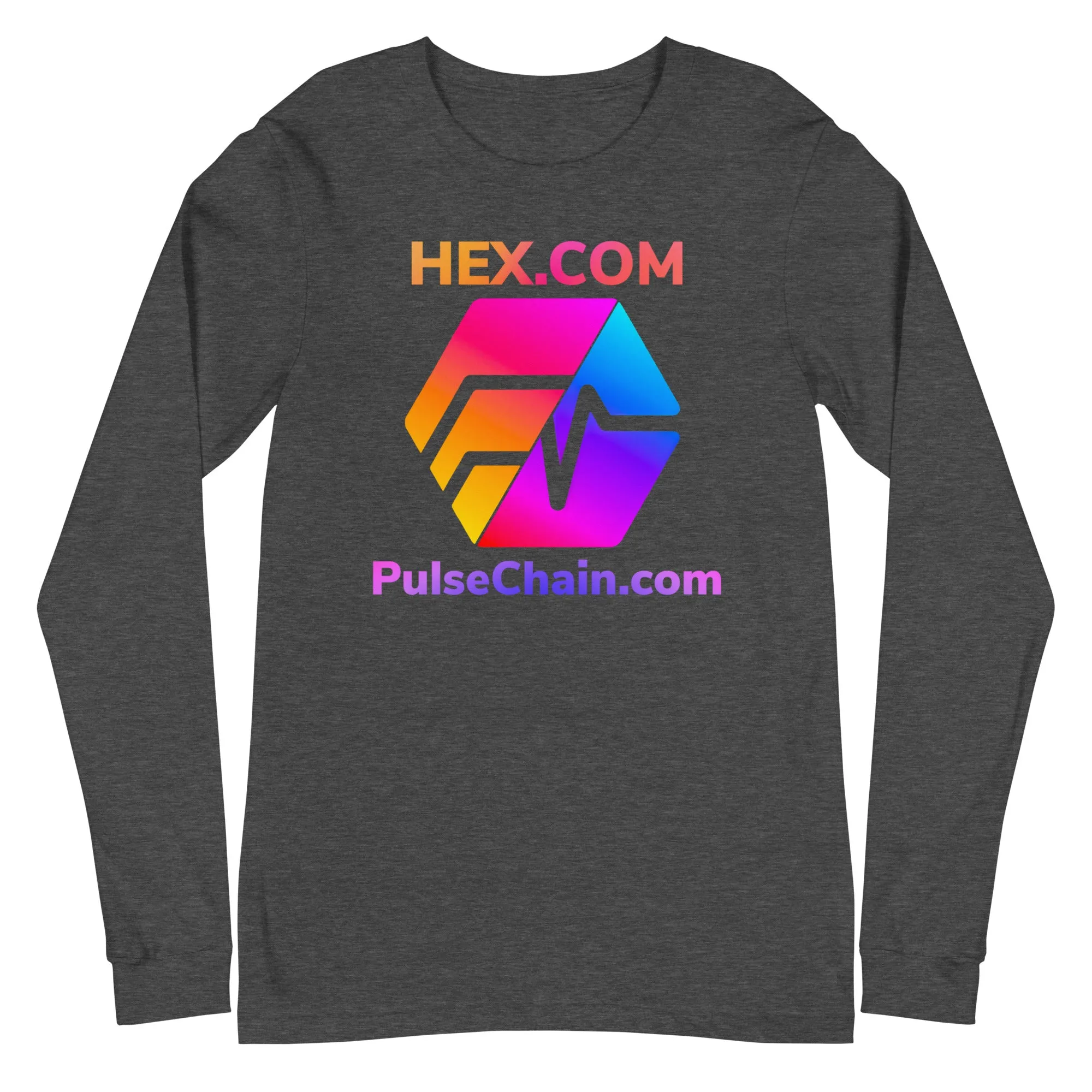 HEX.COM/Pulsechain.com Unisex Long Sleeve Tee