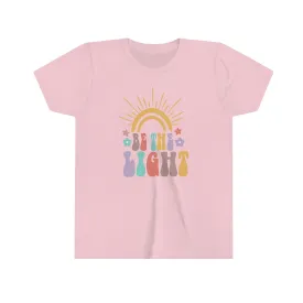 Kids Inspirational shirt Be the Light Bella Canvas 3001Y Youth Short Sleeve Tee