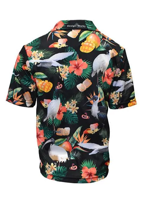 Kids Short Sleeve Shirt - Black Bin Chicken