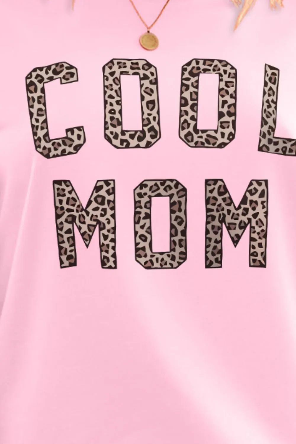 LADIES—“COOL MOM”, Drop Shoulder Sweatshirt