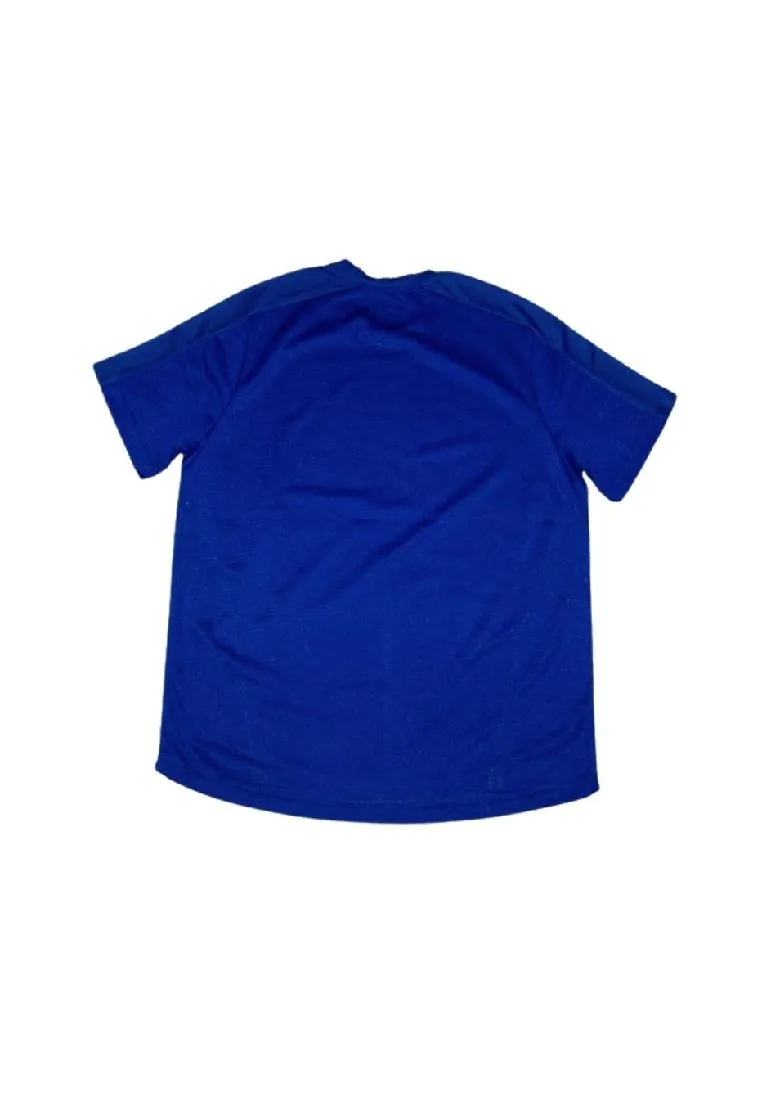 Landmark Short Sleeves Tshirt Round Neck Dri-fit With Run Faster Reflective- Royal Blue