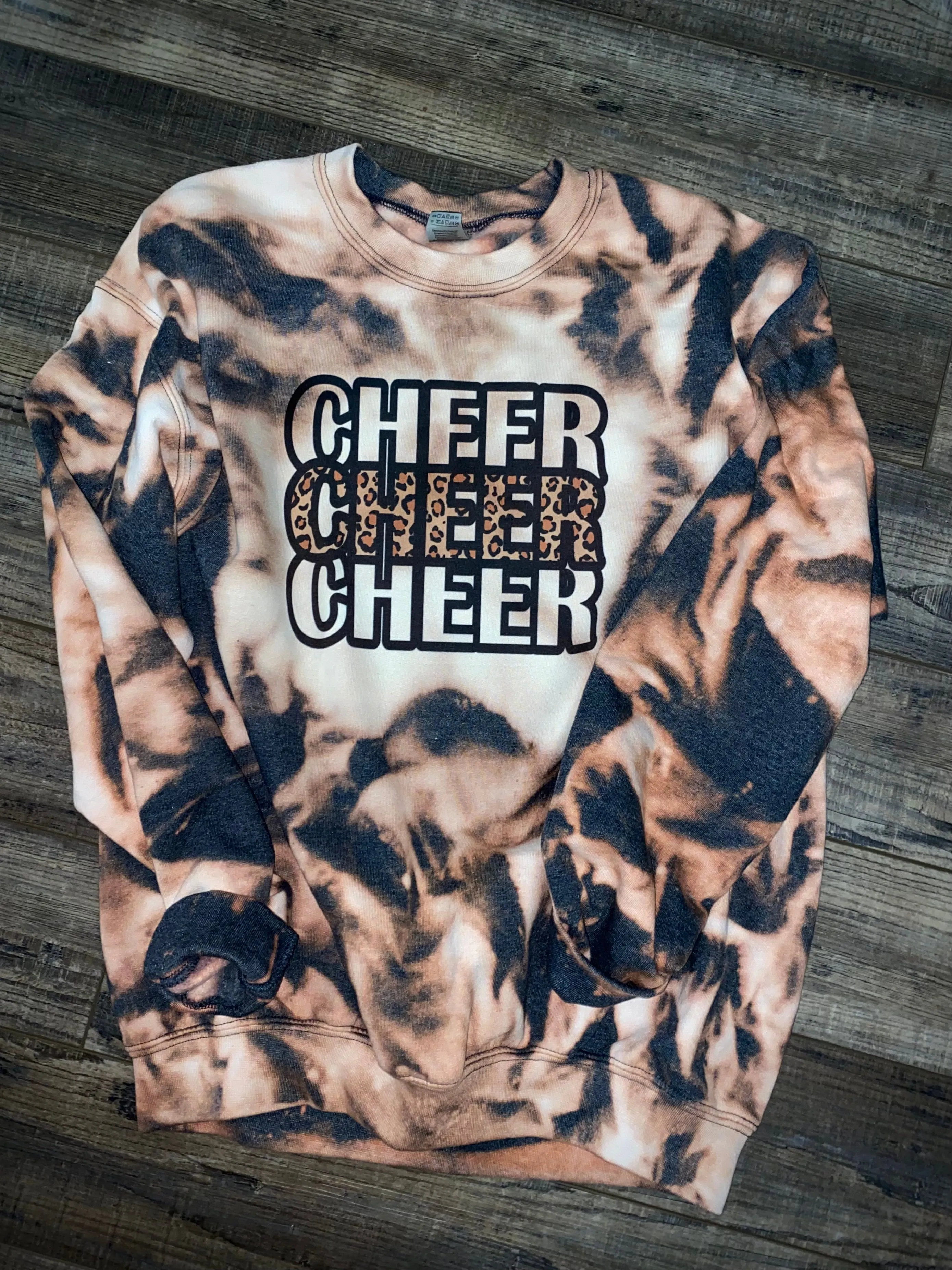 Leopard Cheer Sweatshirt (youth & adult)