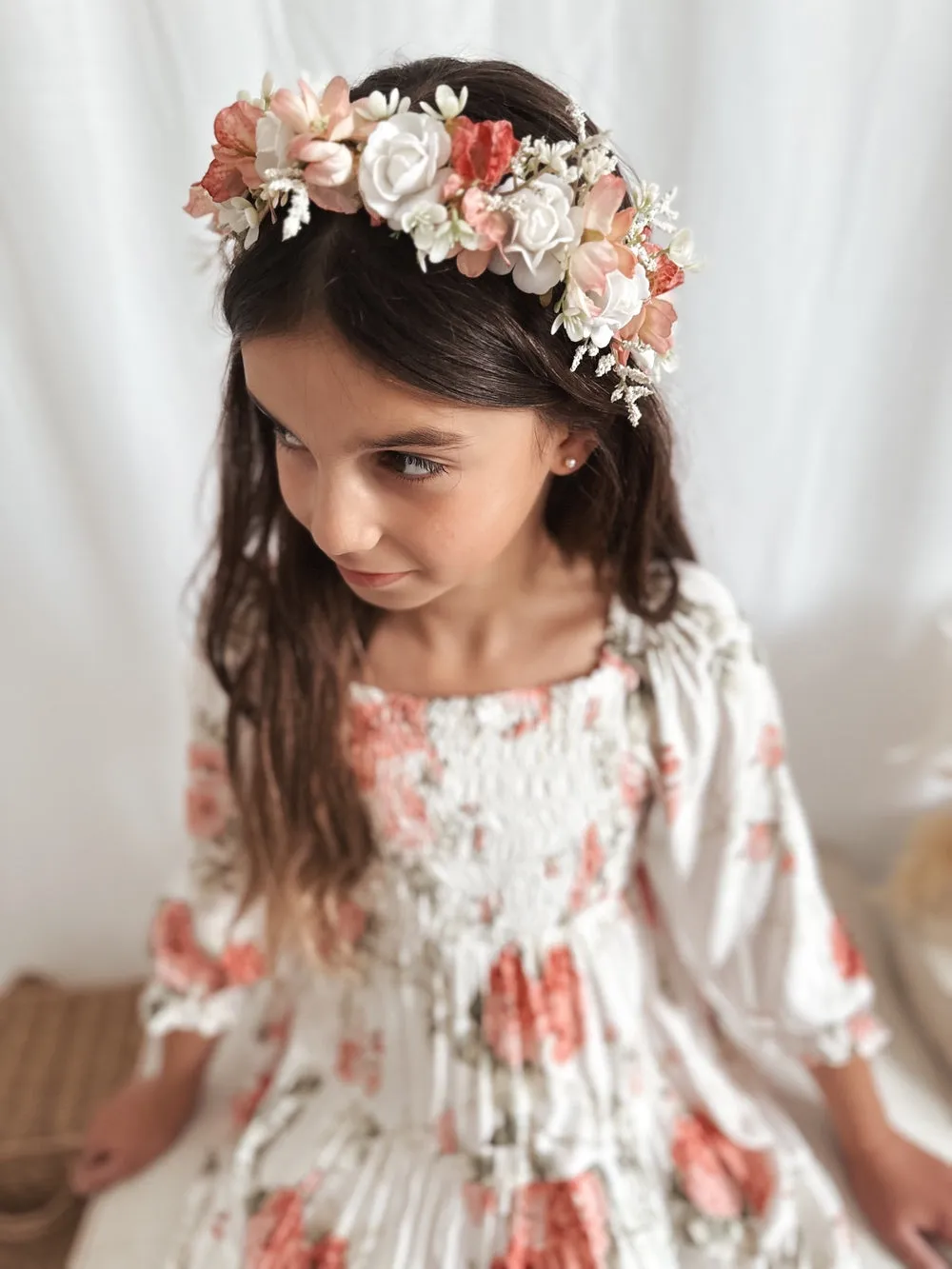 Lily Girls Flower Crown