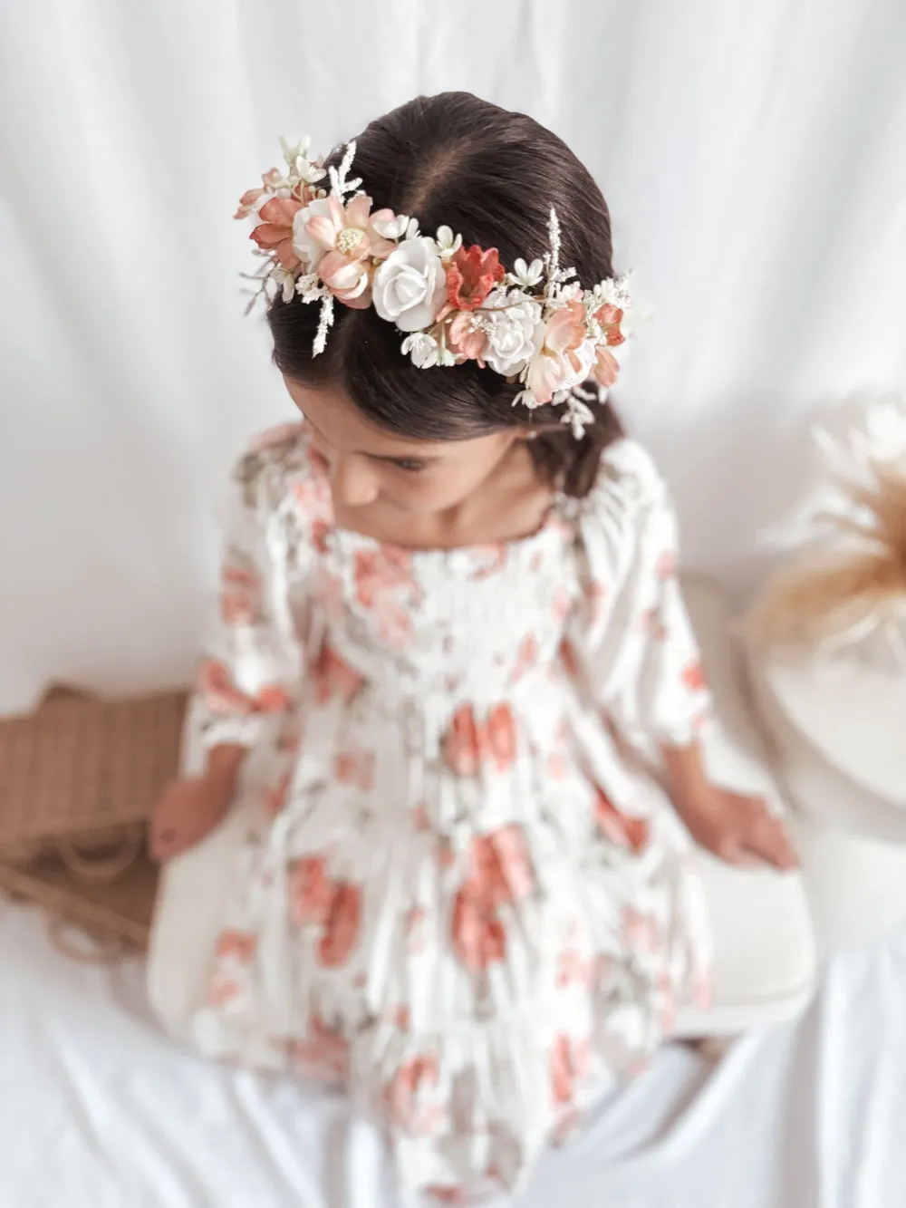 Lily Girls Flower Crown