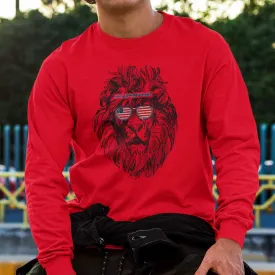 Lion head graphic full sleeve t-shirt for men