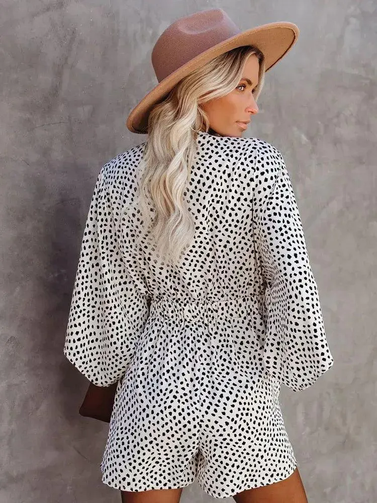 Long sleeve Bow Summer Jumpsuit