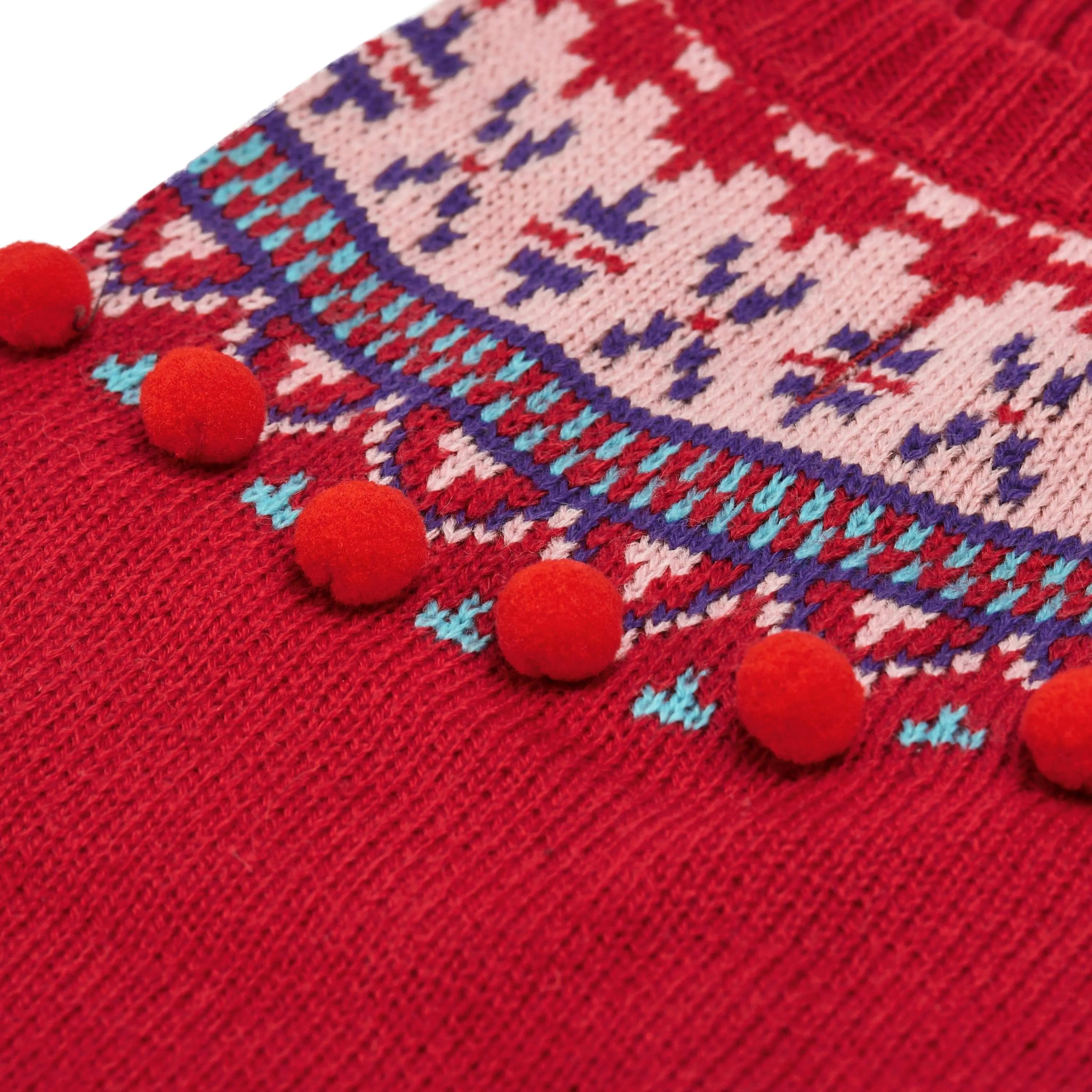 Lopi Dog Sweater in Holiday Red