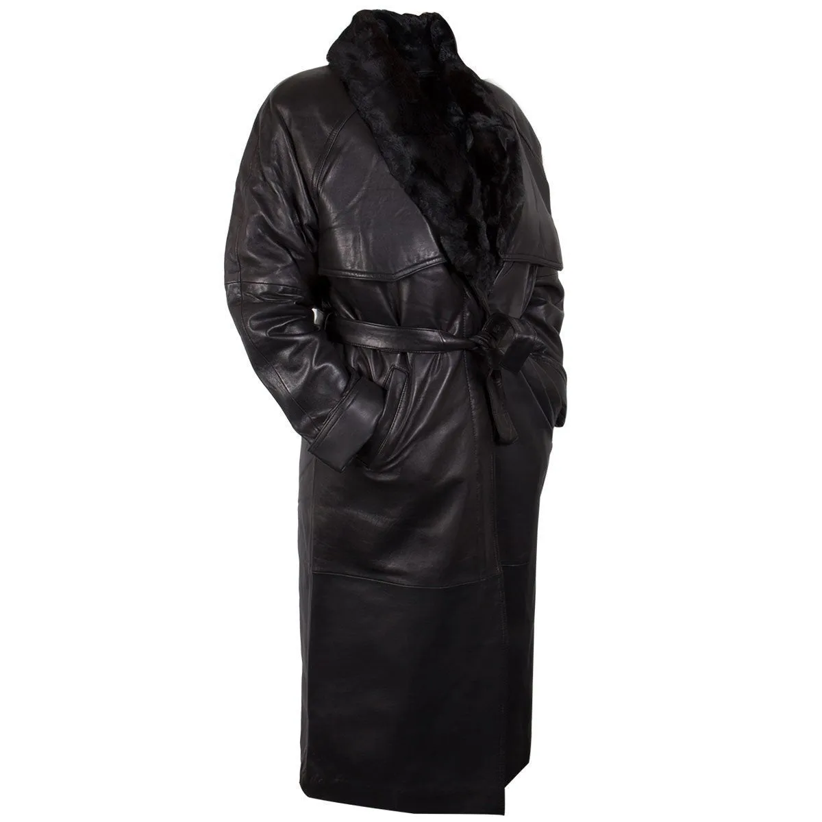 Lucky Leather Ladies 226 Soft Touch Cow skin Leather Long Coat