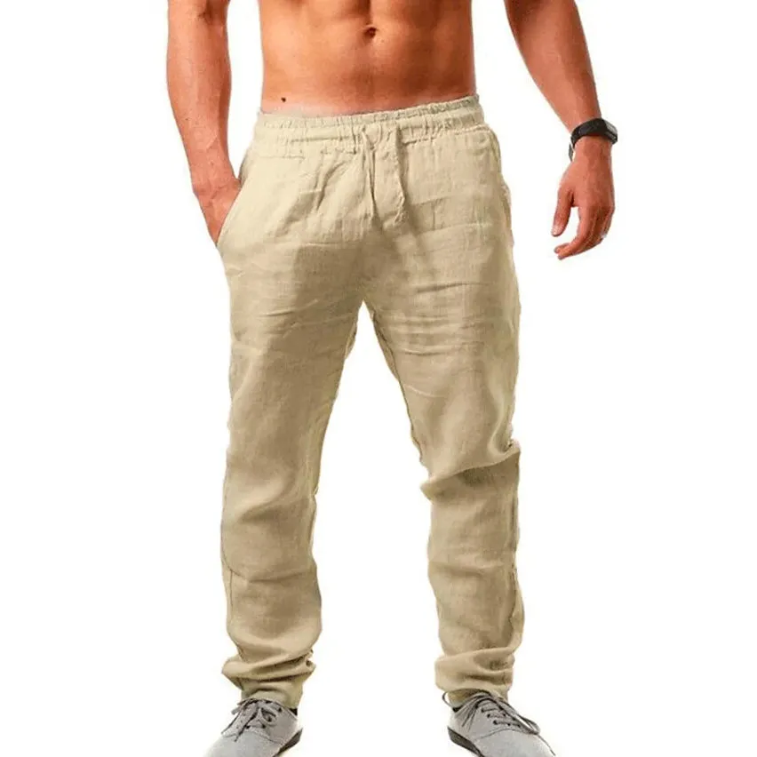 Men's Casual Breathable Straight Pants