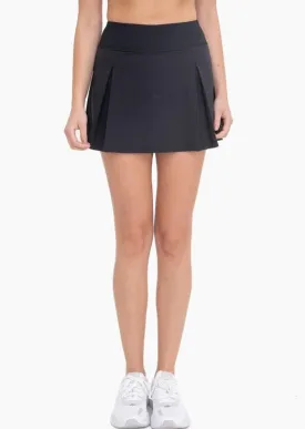 Mono B Black Pleated Skort