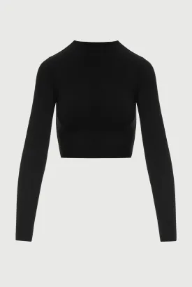 NW Mock Neck Crop Top