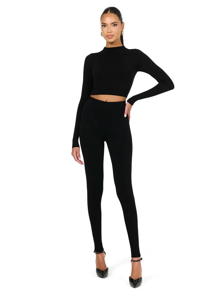 NW Mock Neck Crop Top